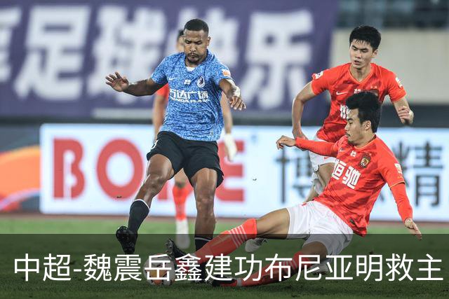 中超-魏震岳鑫建功布尼亚明救主 玉昆4分钟连扳两球2-2海港